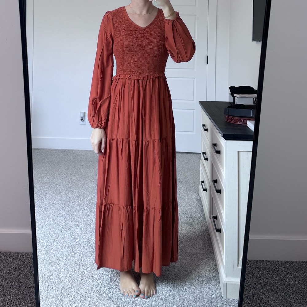 Terracotta Maxi Dress